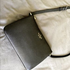 Kate Spade Black Leather Crossbody Brand New
